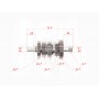 Коробка передач для питбайка с мотором 150, 190 куб. см. ZS190